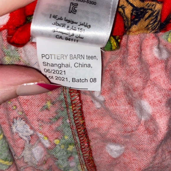 Pottery Barn Teen Red Holiday Grinch Pajamas - Picture 12 of 13